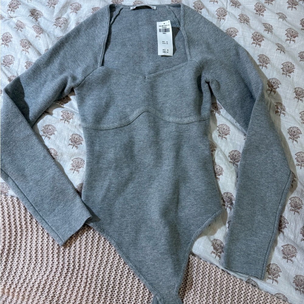 Abercrombie Long Sleeve Bodysuit